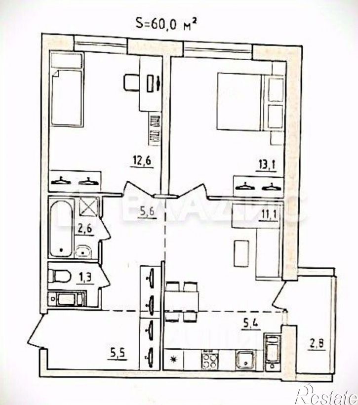 3-комн квартира улица Энтузиастов, 9,  д. 9