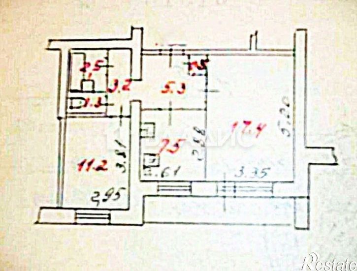2-комн квартира Ведлозерская улица, 18Б,  д. 18Б