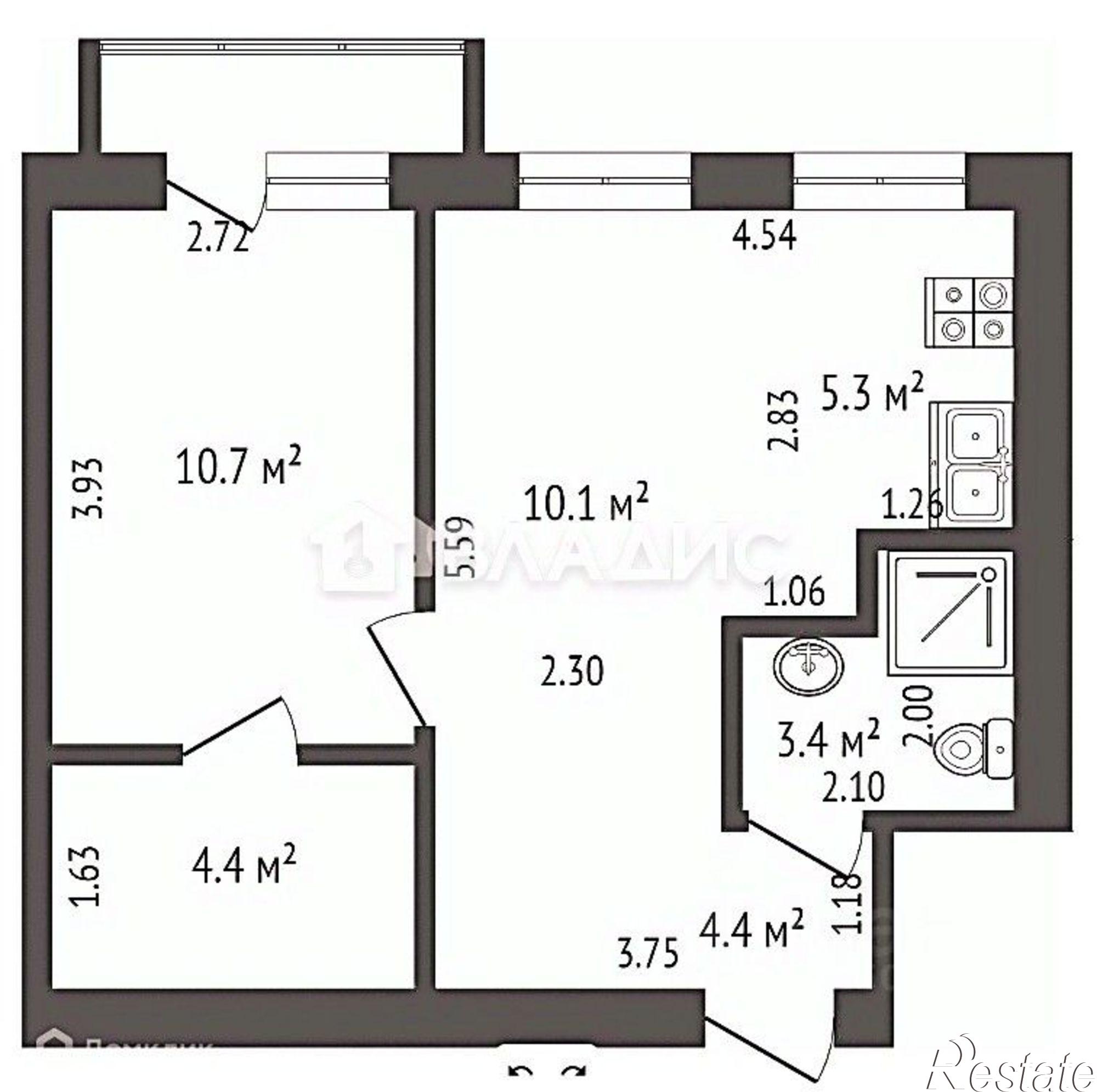 Купить квартиру за 6 400 000 рублей на проспект Ленина, 17