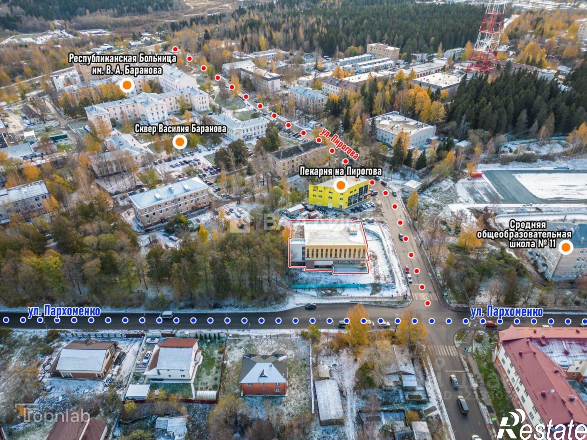 Купить помещение свободного назначения за 295 500 рублей на улица Пирогова