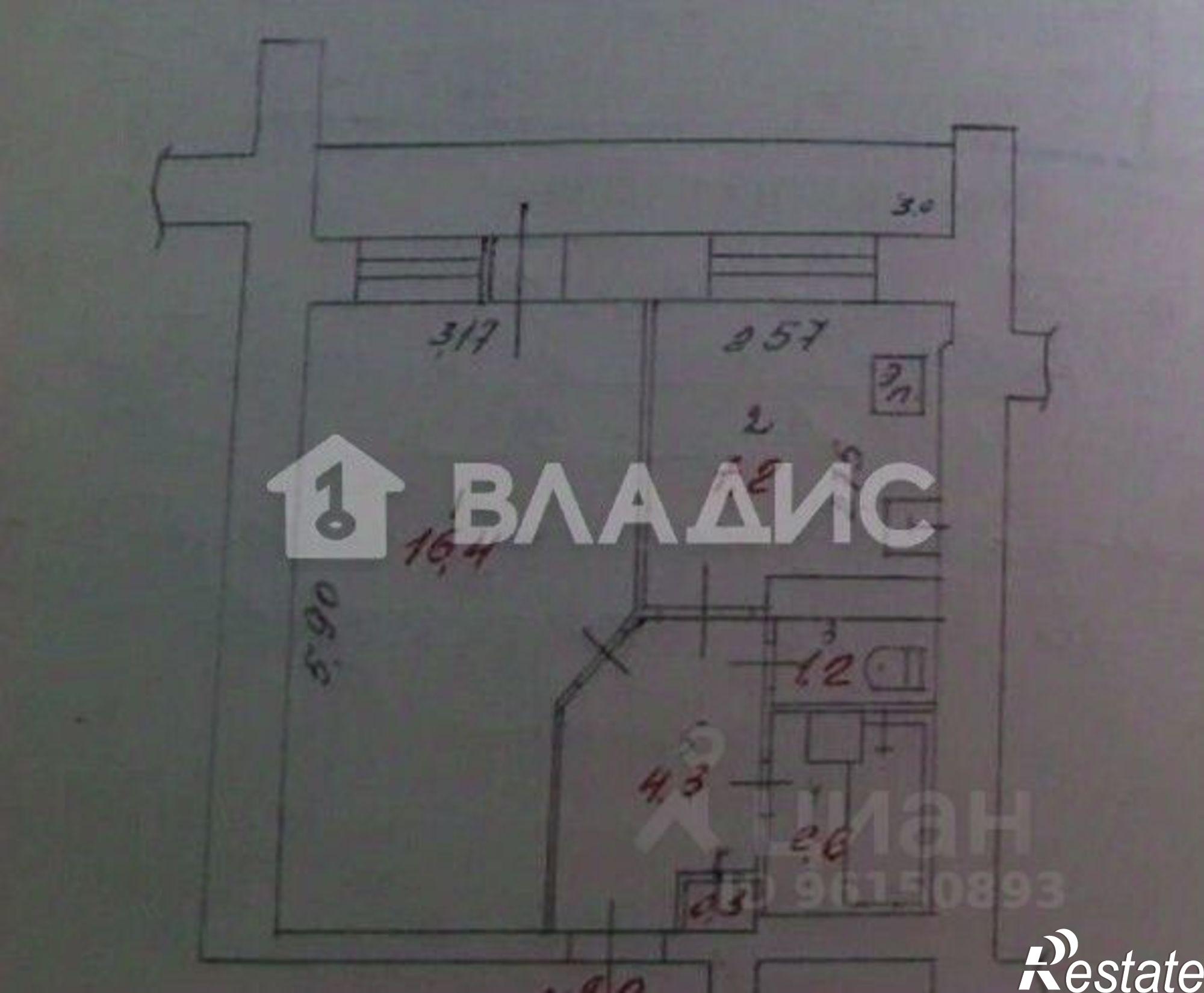 Купить квартиру за 3 800 000 рублей на ул Ключевая, 16