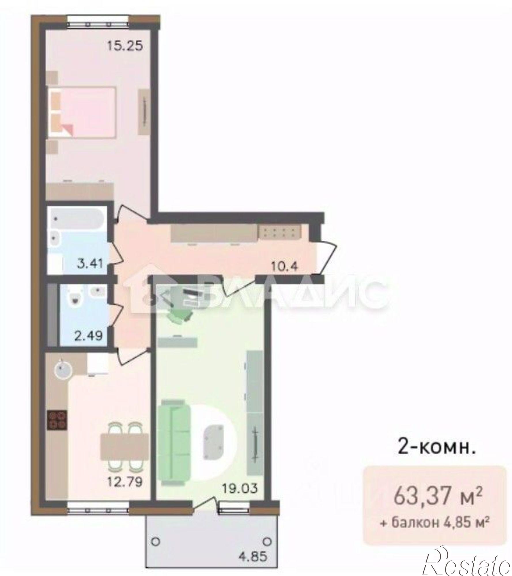 Купить квартиру за 7 999 000 рублей на ул Суоярвская, 15