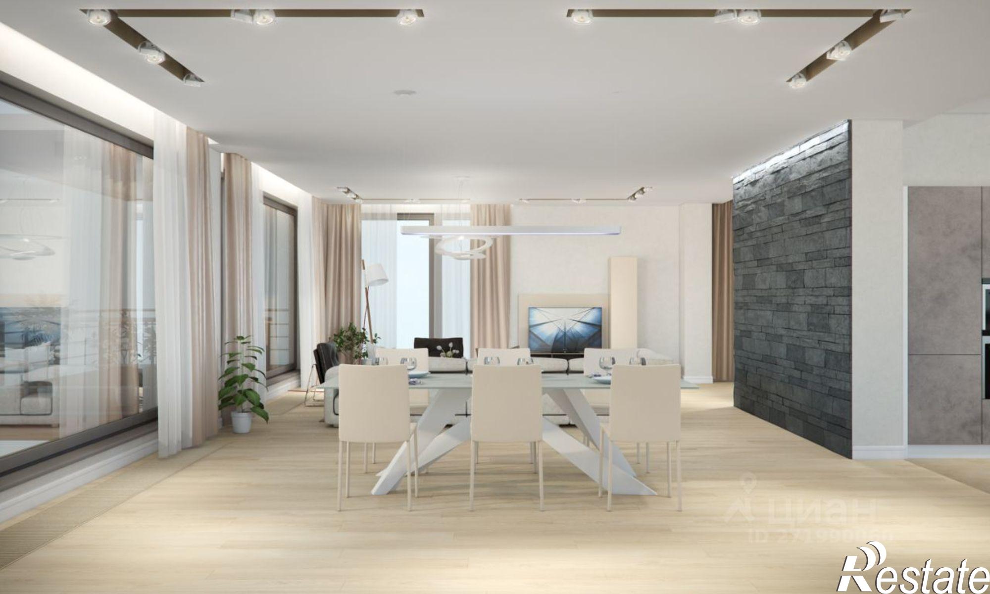 Купить квартиру за 136 304 000 рублей на Озёрный переулок, 2