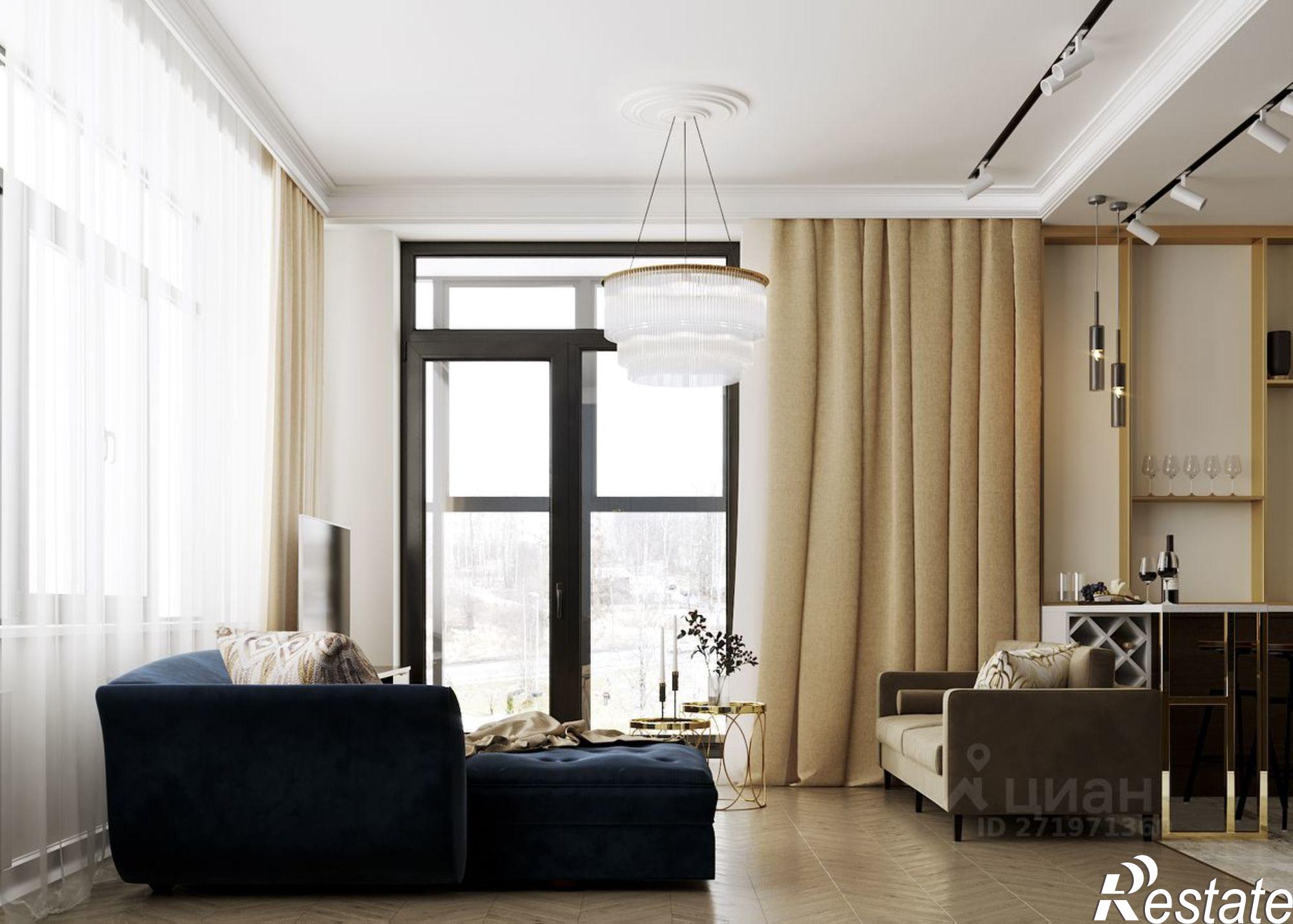 Купить квартиру за 35 640 000 рублей на Озёрный пер, 2