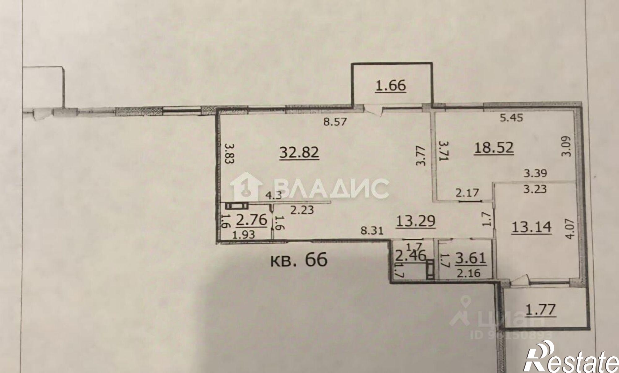 Купить квартиру за 10 700 000 рублей на Чистая улица, 3