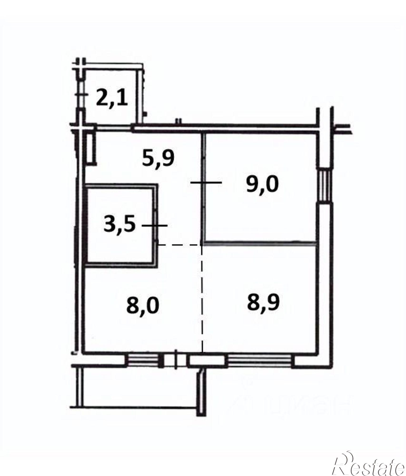 Купить квартиру за 5 500 000 рублей на улица Ватутина, 41А