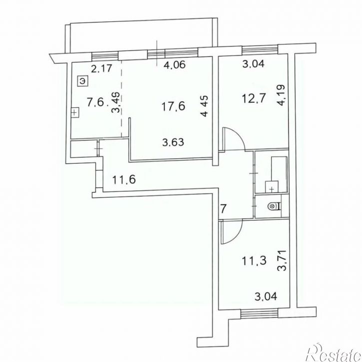 3-комн квартира Лесной пр-кт, 11,  д. 11