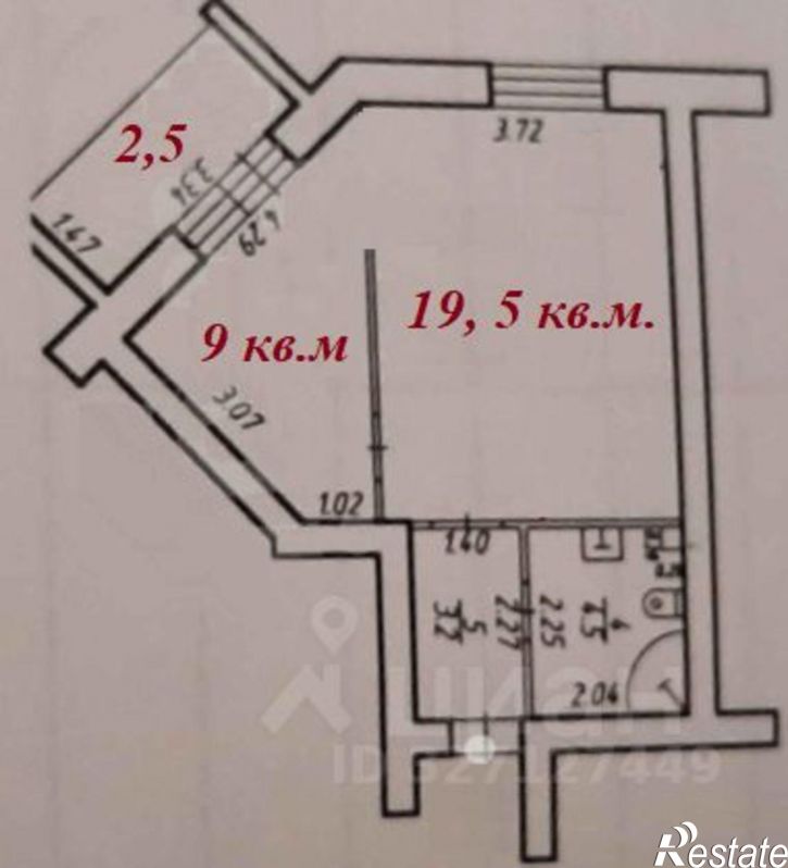 2-комн квартира ул Парковая, 46Б,  д. 46Б