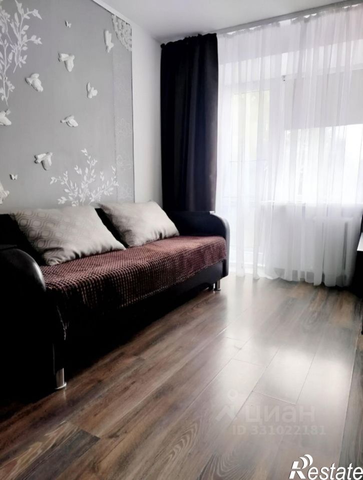 1-комн квартира улица Калинина, 55Б,  д. 55Б