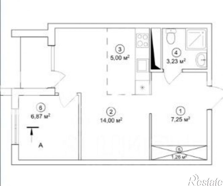 2-комн квартира ул Чапаева, 40А,  д. 40А