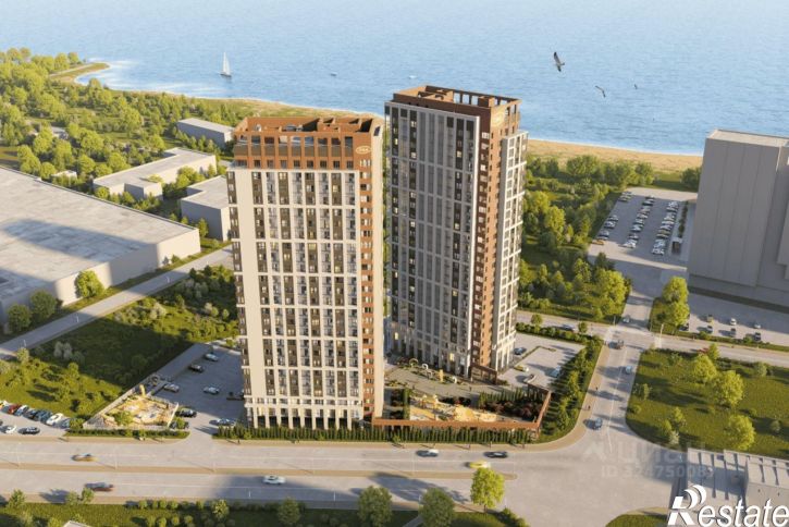 2-комн квартира в новом доме ул Береговая, 19,  д. 19