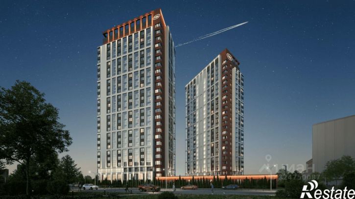 2-комн квартира в новом доме ул Береговая, 19,  д. 19