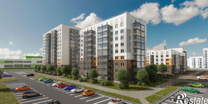 2-комн квартира в новом доме Брестская улица, 6