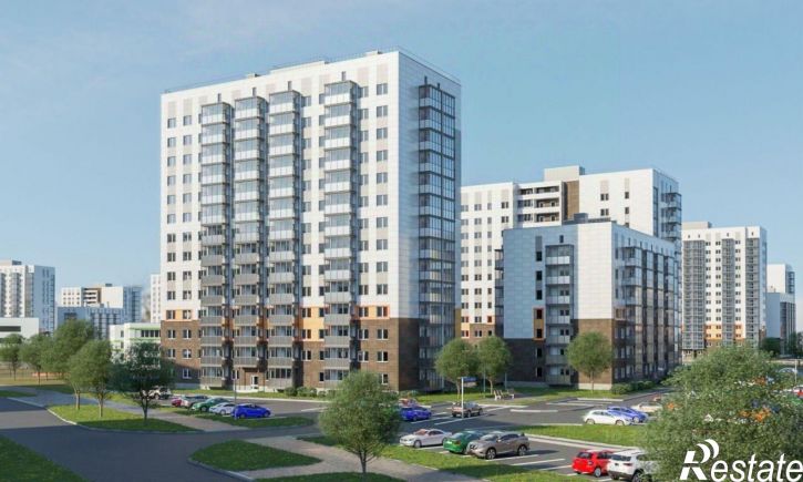 2-комн квартира в новом доме Брестская улица, 6