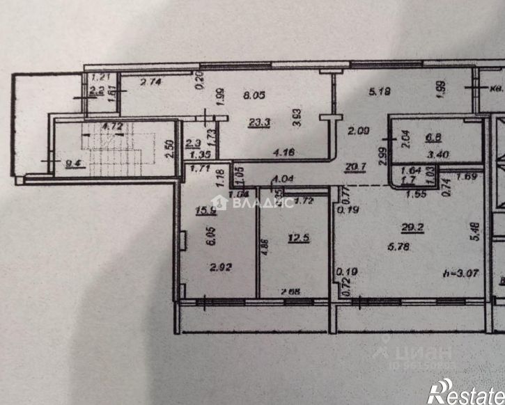 4-комн квартира улица Чапаева, 42А,  д. 42А