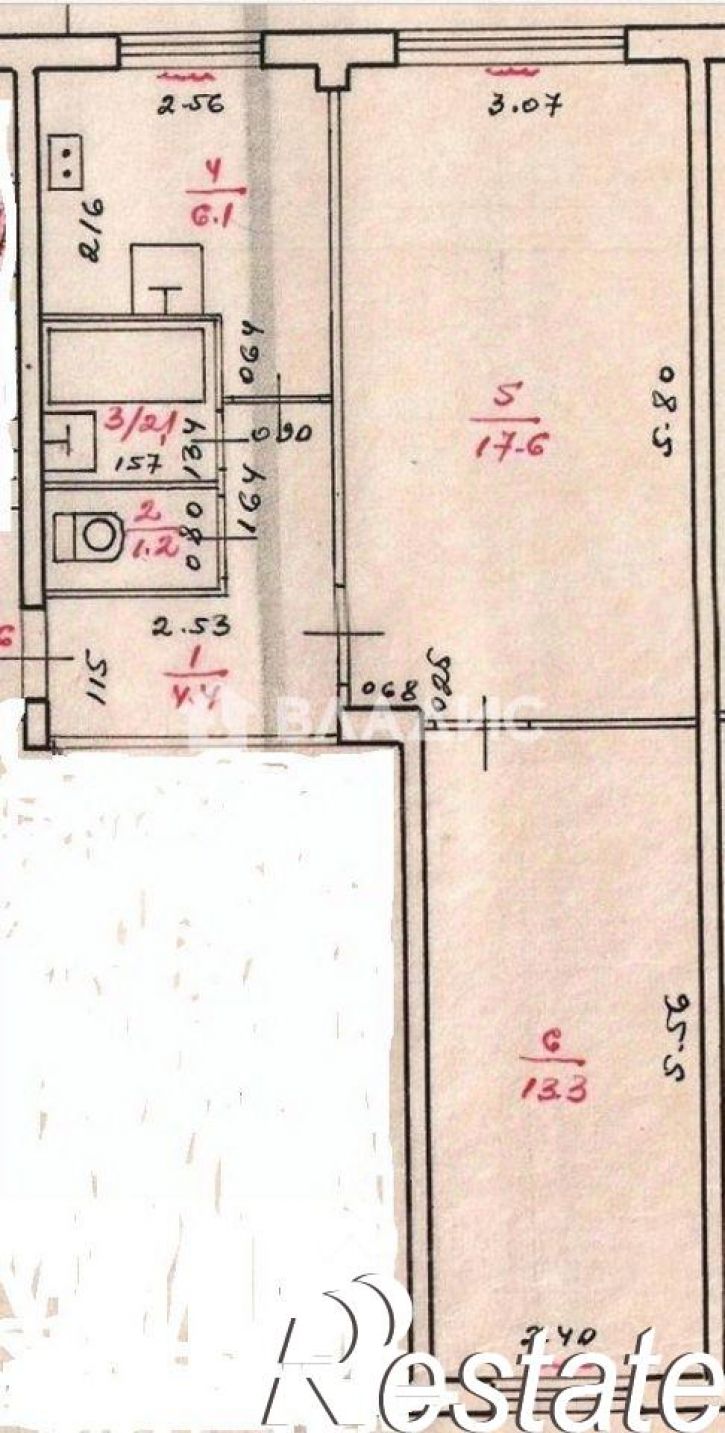 2-комн квартира Московская улица, 13,  д. 13