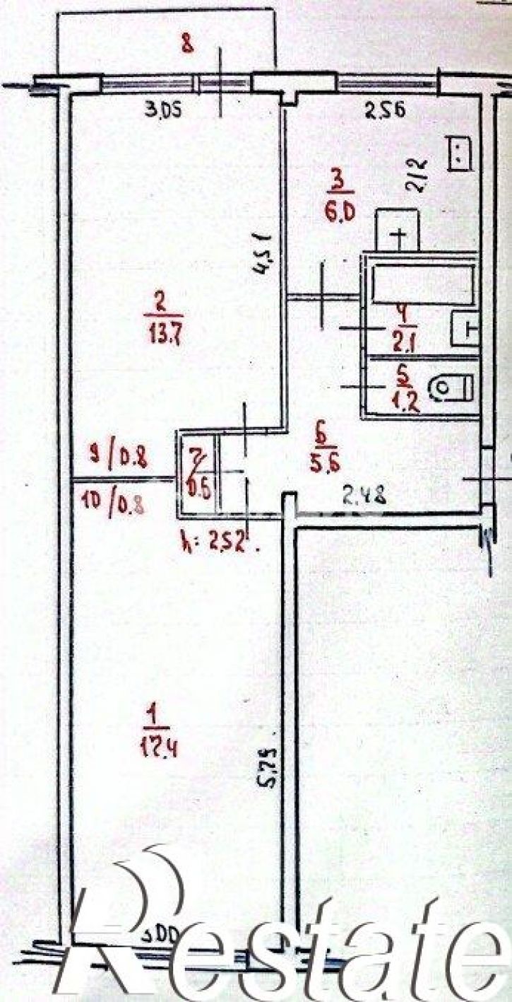 2-комн квартира Виданская улица, 10А,  д. 10А